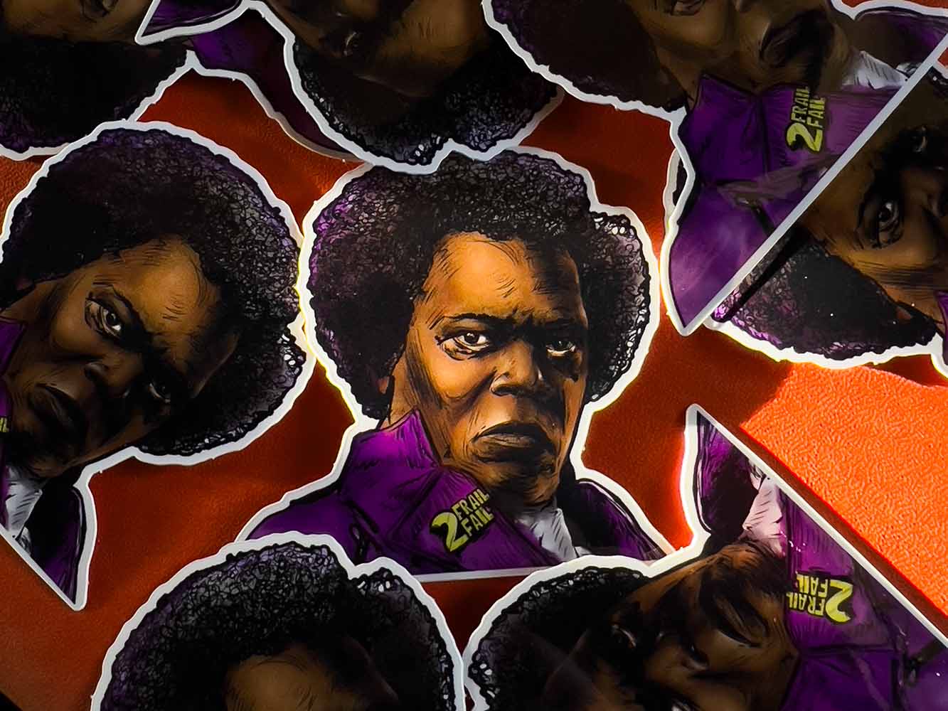 Mr. Glass is 2-Frail 2-Fail Sticker